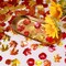 200 Pieces Fall Confetti, Thanksgiving Maple Leaves, Turkey, Pumpkin, Acorn(Pumpkin and Maple Leaves)3.6 x 4.3 x 0.2 inches